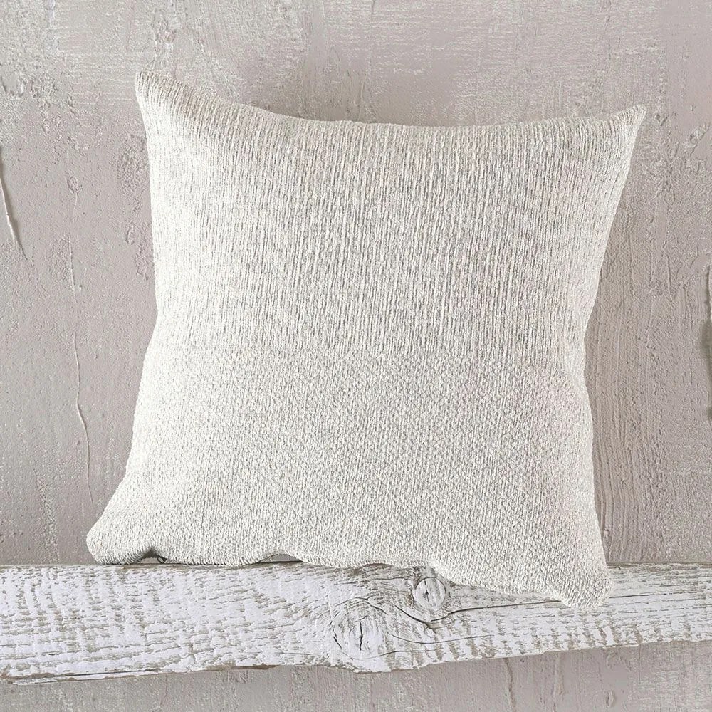 Μαξιλαροθήκη Διακοσμητική Simplin Ecru Ρυθμός 40Χ40 Cotton,Chenille