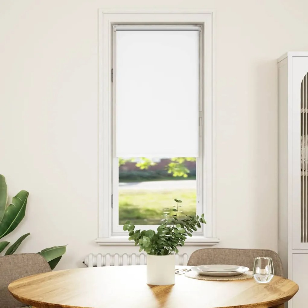 vidaXL Ρολέρ Μπλακάουτ Λευκό 45x175 εκ. Πλάτος υφάσματος 40,7 εκ.