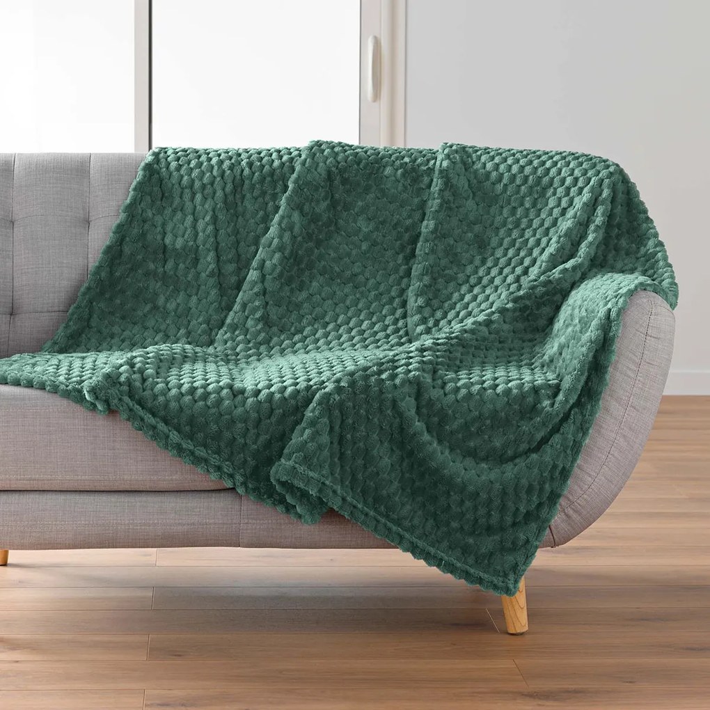 Κουβέρτα Καναπέ Fleece (125x150) L-C Mini Frosty Cedre 1612818