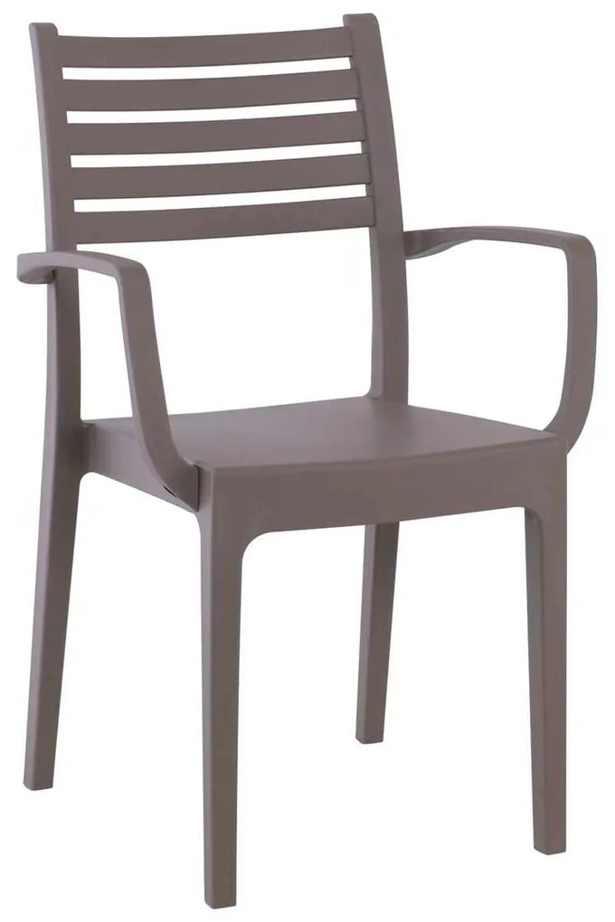 Πολυθρόνα OLIMPIA PP-UV Μπεζ Tortora 54x52x86cm