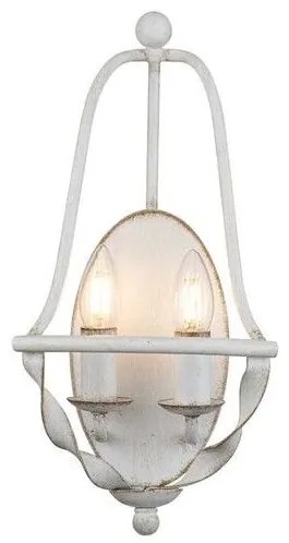 Απλίκα Φωτιστικό Τοίχου 2xE14  Bradbury  Elstead Lighting QZ-BRADBURY2-AWH Λευκό