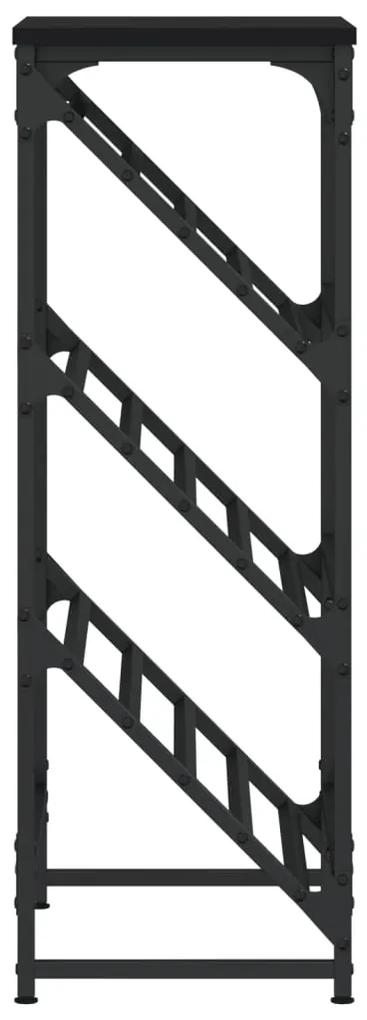 vidaXL Παπουτσοθήκη Μαύρη 60x30x85 εκ. από Επεξεργασμένο Ξύλο