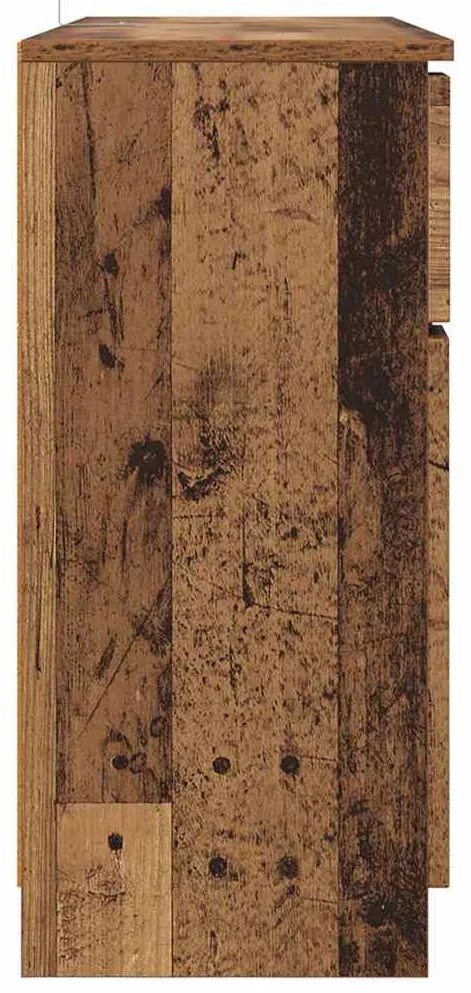 vidaXL Πλαϊνό γραφείο Παλιό Ξύλο 100 x 30 x 65,6 Επεξεργασμένο ξύλο