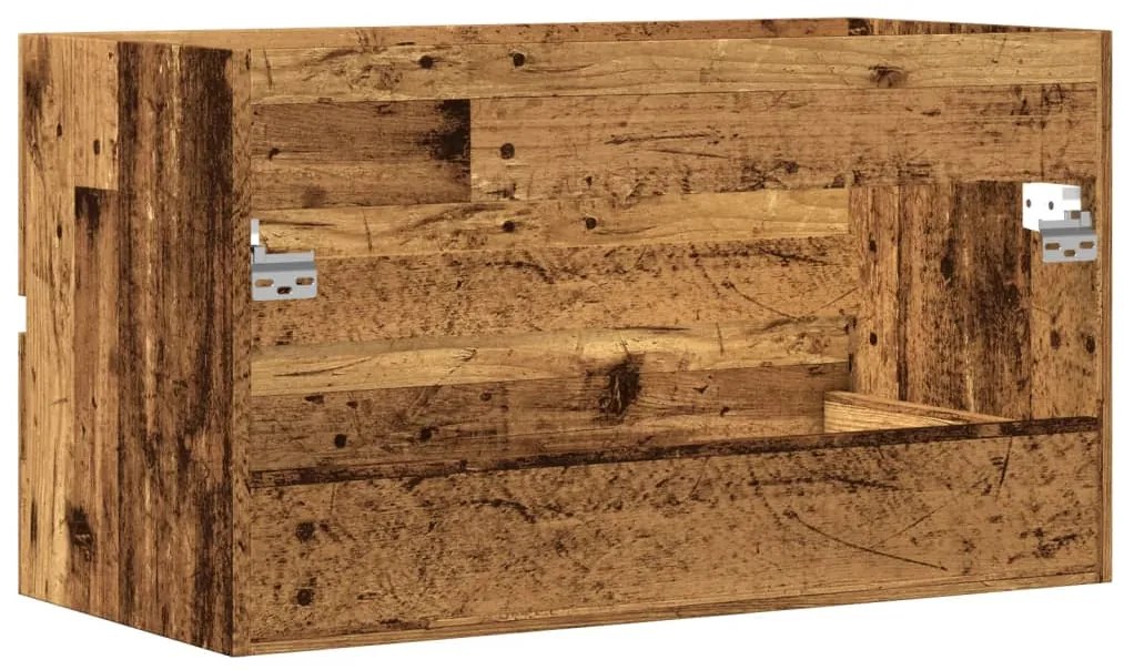 vidaXL Ντουλάπι Μπάνιου Κρεμαστό Παλ. Ξύλο 80x38,5x45εκ. από Επ. Ξύλο