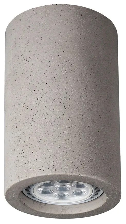 Σποτ D70x112mm Gu10 Grey Concrete Viokef Phenix 4160201