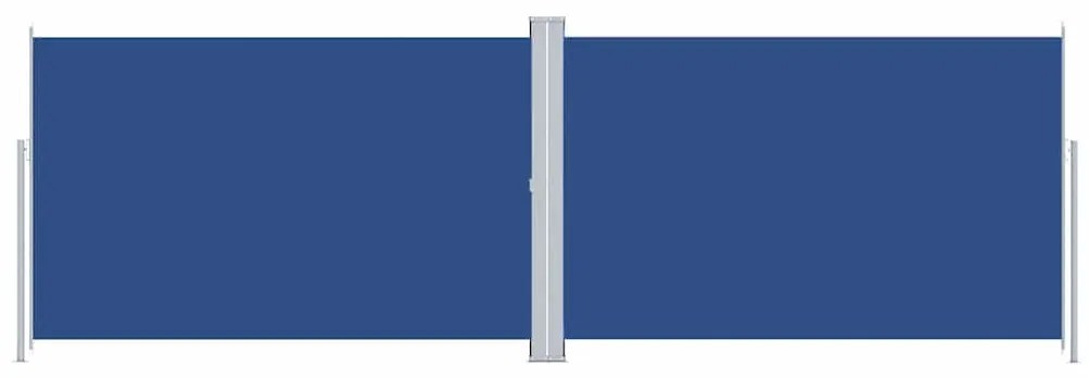 vidaXL Σκίαστρο Πλαϊνό Συρόμενο Μπλε 220 x 600 εκ.