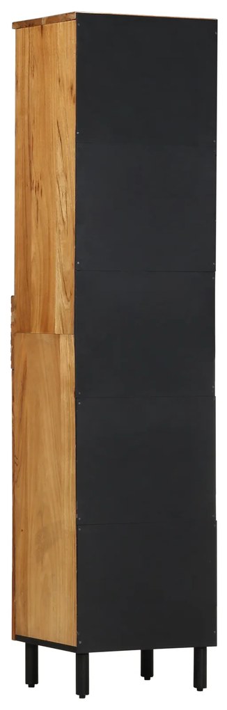 vidaXL Ντουλάπα Μπάνιου 38x33x160 εκ. Μασίφ Ξύλο Ακακίας