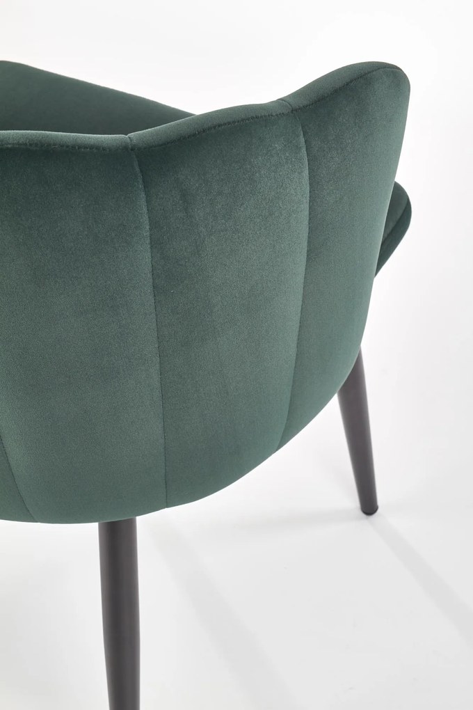 K386 chair, color: dark green DIOMMI V-CH-K/386-KR-C.ZIELONY