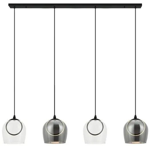 Κρεμαστό Φωτιστικό Οροφής LED 24W IP20 3000K Μαύρο 23082 Zambelis-23082-Μαύρο 23082