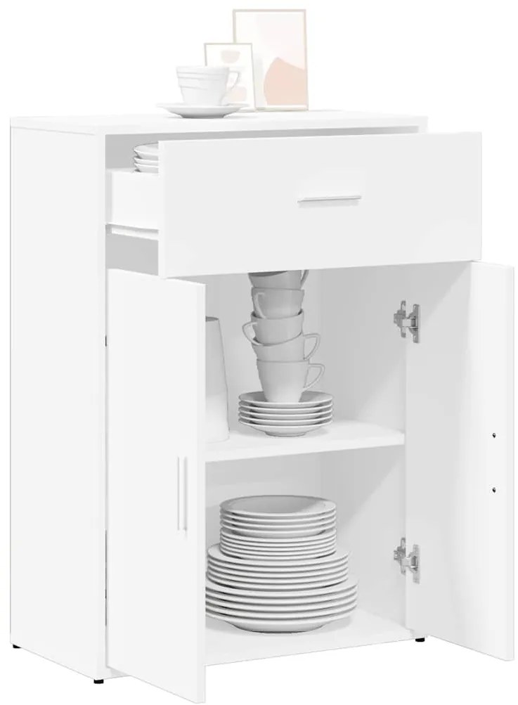 vidaXL Βοηθητικό Ντουλάπι Λευκό 60x30x84 εκ. από Επεξεργασμένο Ξύλο