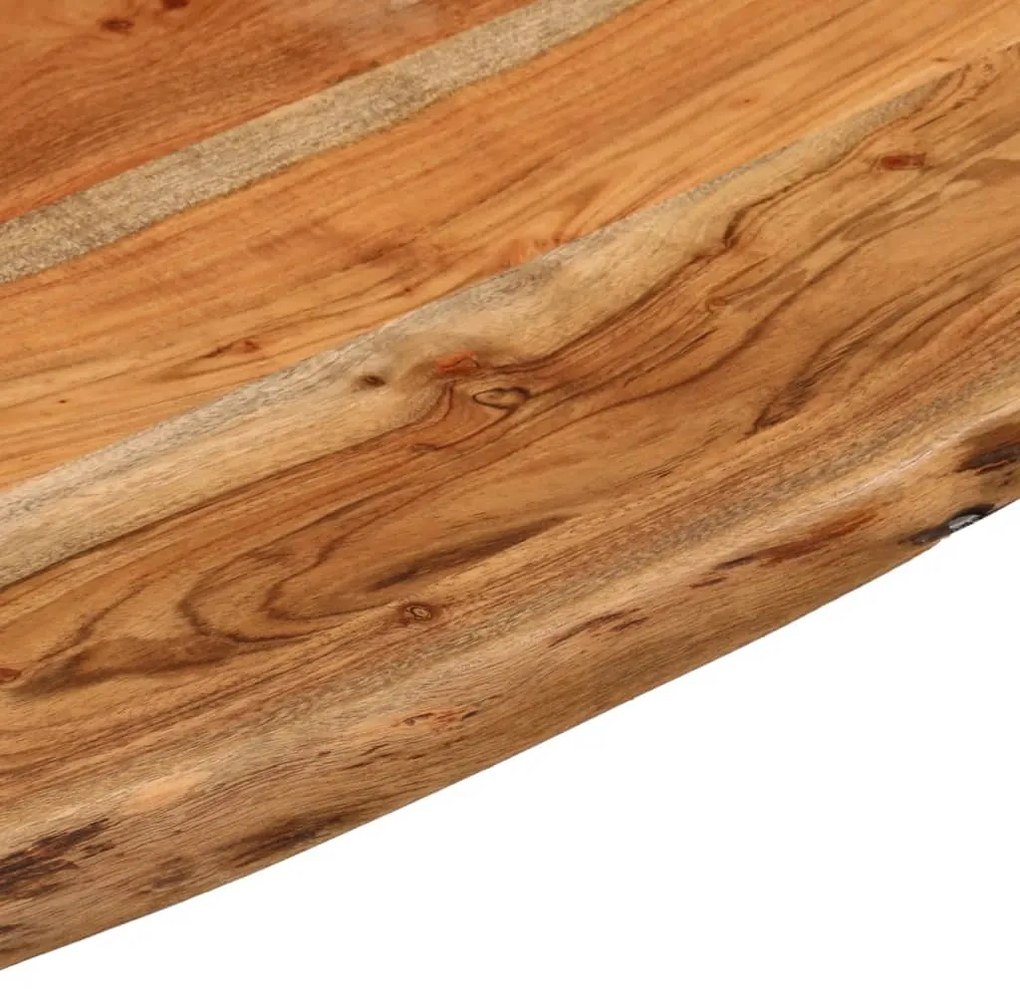 vidaXL Πάγκος Μπάνιου Ορθογώνιος 60x60x2,5 εκ. Μασίφ Ξύλο Οξιάς