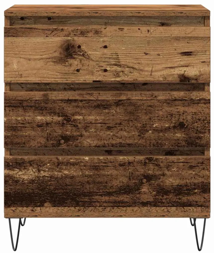 vidaXL Πλαϊνό γραφείο Παλαιό ξύλο 60 x 35 x 70 cm Επεξεργασμένο ξύλο