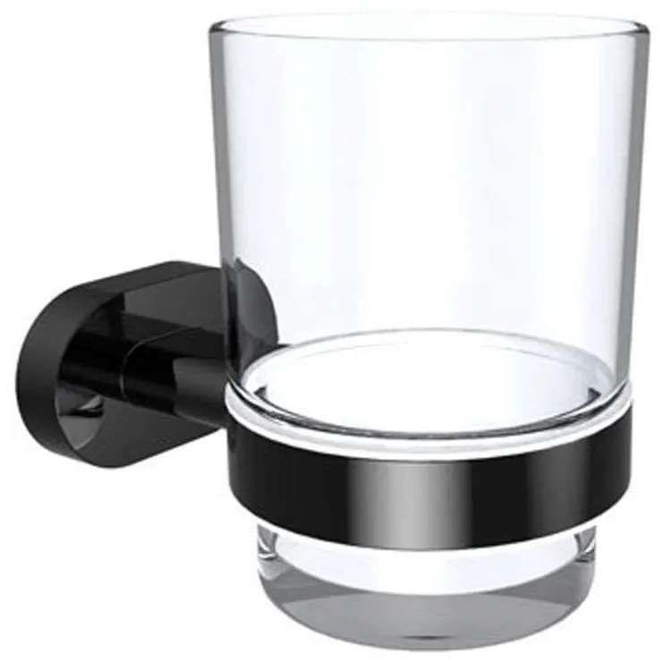 Ποτηροθήκη New Oval 75058 Black Karag Glass