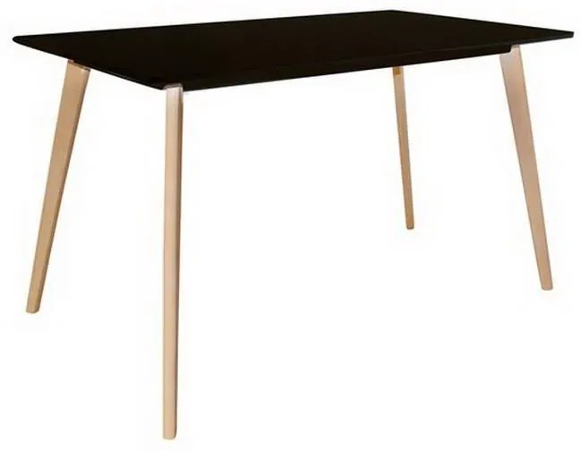 Τραπέζι Martin Ε7101,2 120x70 H.75cm Natural-Black Mdf, Wood