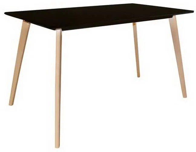 Τραπέζι Martin Ε7101,2 120x70 H.75cm Natural-Black Mdf,Ξύλο