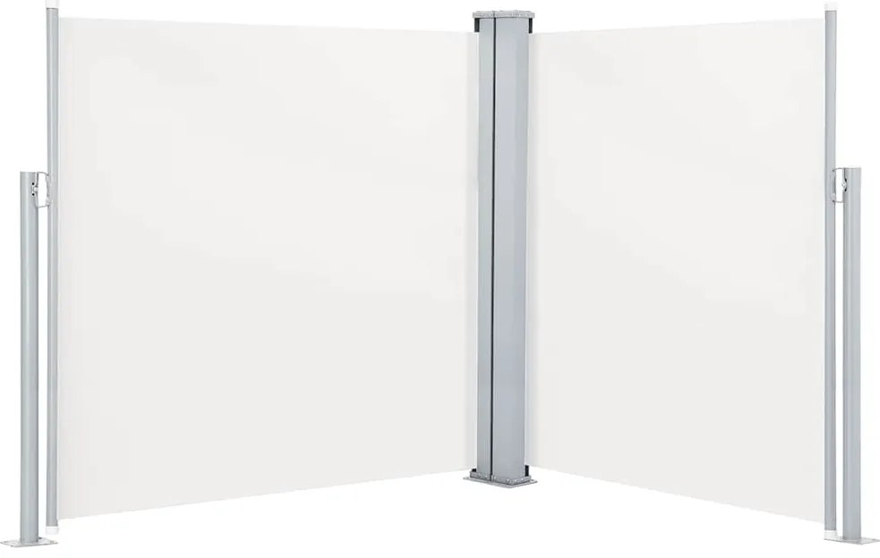 vidaXL Σκίαστρο Πλαϊνό Συρόμενο Κρεμ 140 x 600 εκ.