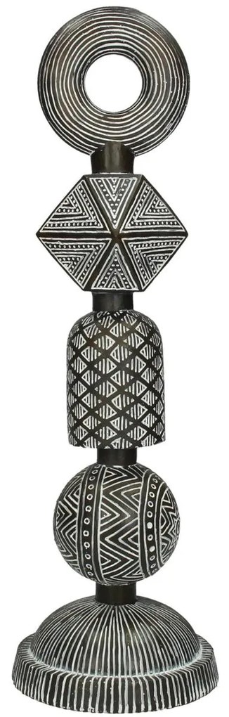 Διακοσμητικό ArteLibre Tribal Καφέ Polyresin 13X13X41cm