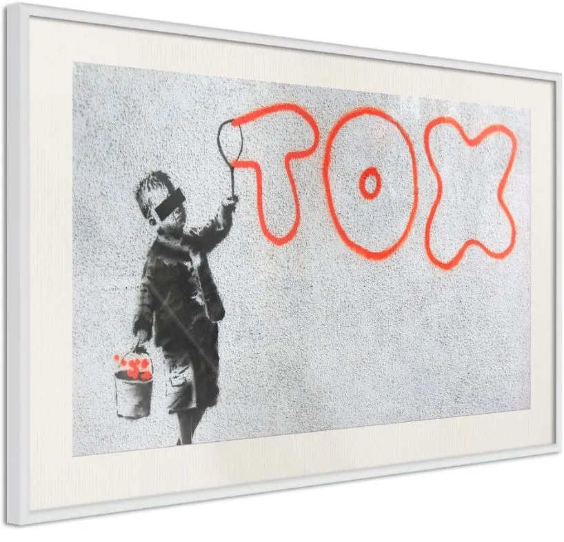 Αφίσα - Banksy: Tox - 30x20 - Χρυσό - Με πασπαρτού