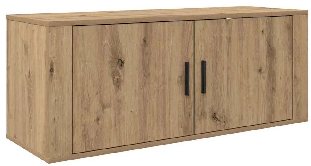 vidaXL Κρεμαστό Ντουλάπι Τηλεόρασης Artisan Oak 100 x 34,5 x 40 εκ