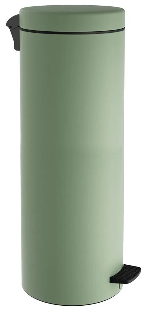 Κάδος Απορριμμάτων Soft Close 2565-903 Φ25x65cm 30lt Matt Mint Pam&amp;Co Stainless Steel