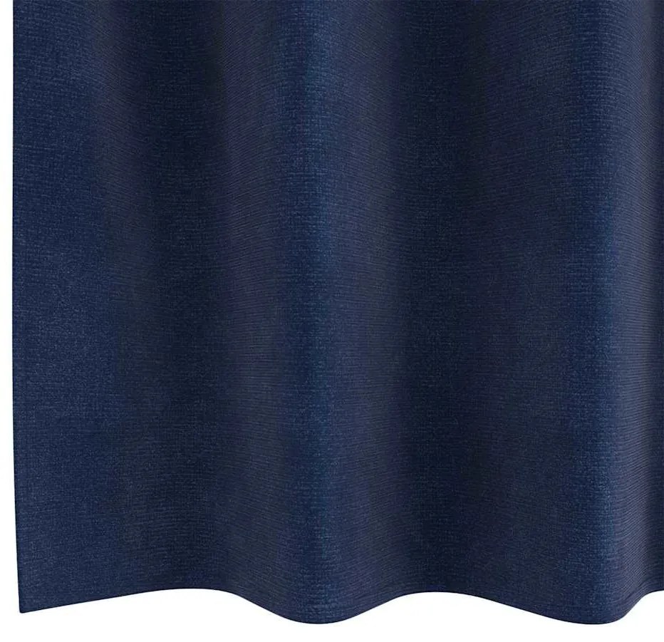 vidaXL Κουρτίνες με κουρτίνες 2 pcs Σκούρο Μπλε 140 x 225 cm Βελούδο
