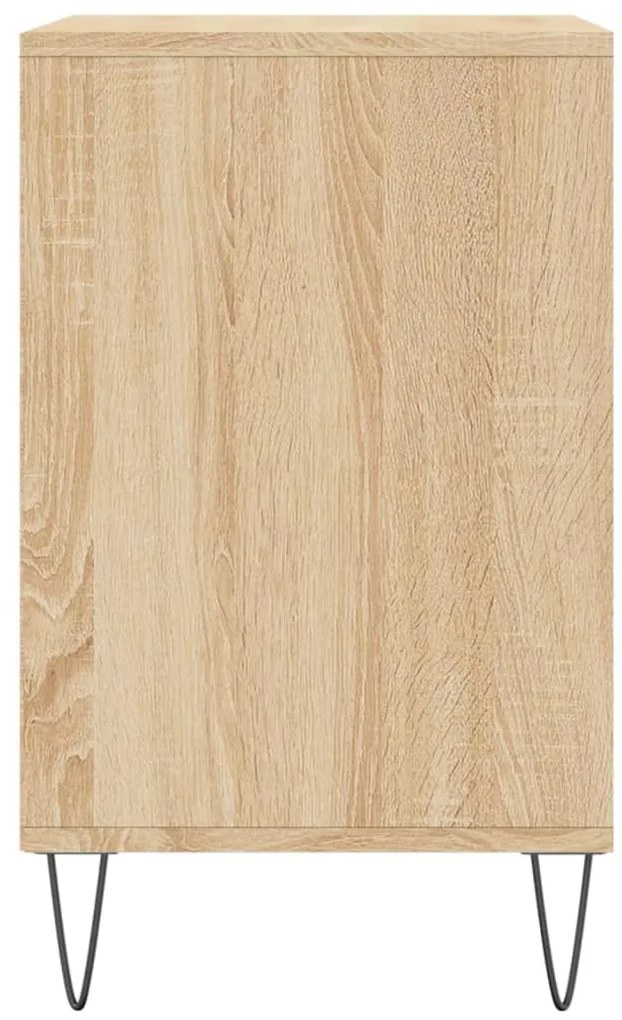 vidaXL Παπουτσοθήκη Sonoma Δρυς 102x36x60 εκ. από Επεξεργασμένο Ξύλο