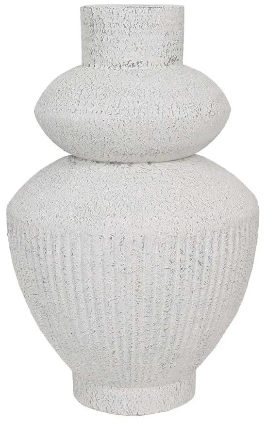 Βάζο Paris 031693 29x29x46cm White-Grey Μαγνήσιο