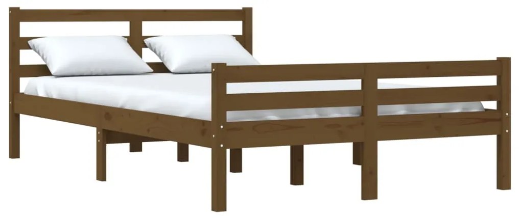 Πλαίσιο Κρεβατιού Μελί 150 x 200 εκ. Μασίφ Ξύλο King Size 814827