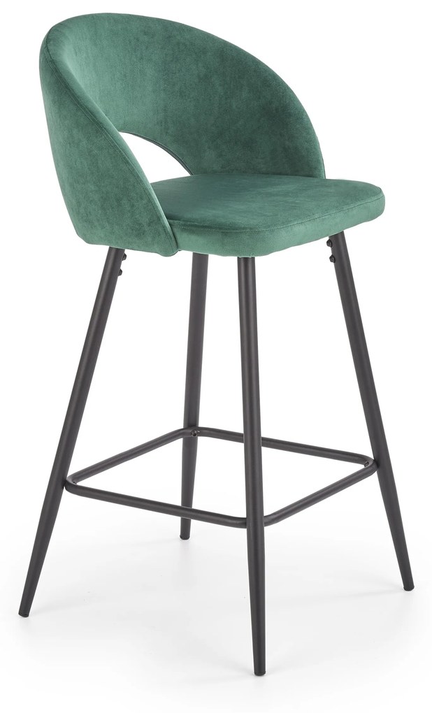 H96 bar stool. color: dark green DIOMMI V-CH-H/96-C.ZIELONY