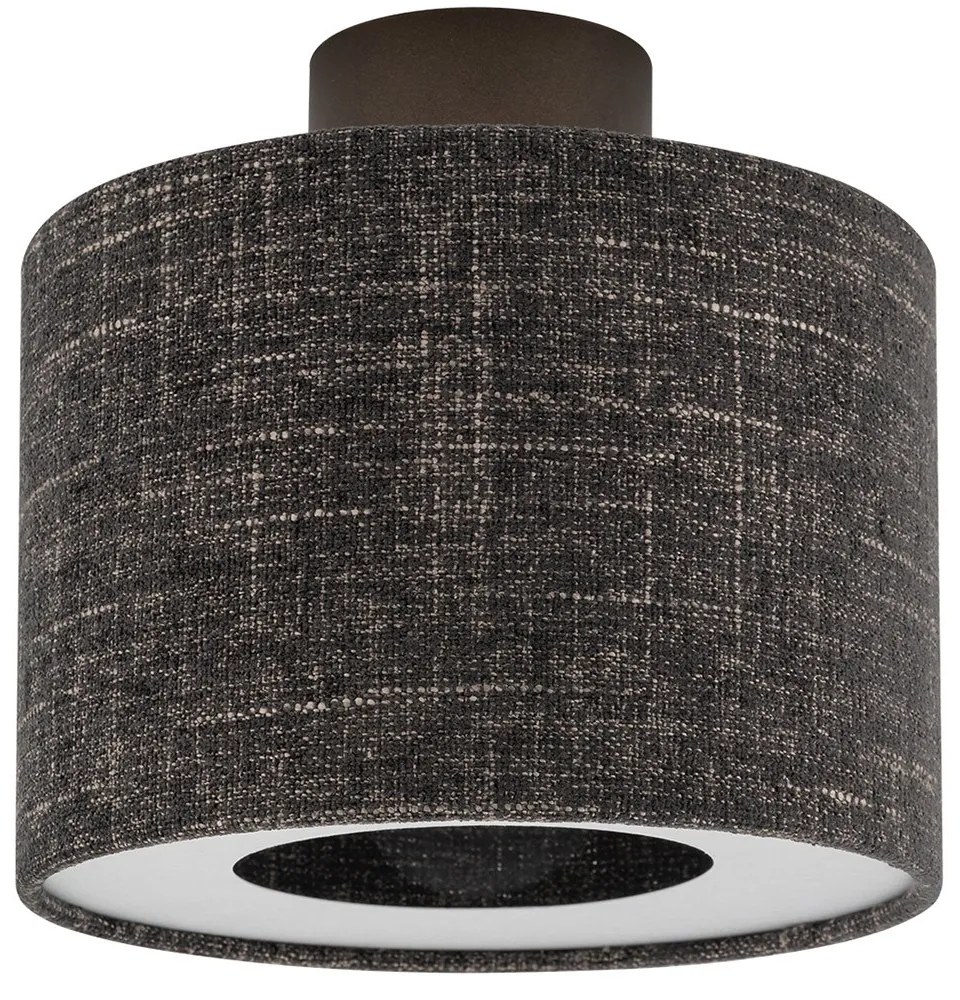 Φωτιστικό Οροφής - Πλαφονιέρα Amarela S 11657 23x22.1cm 15W 1xE27 Choco-Black Nowodvorski