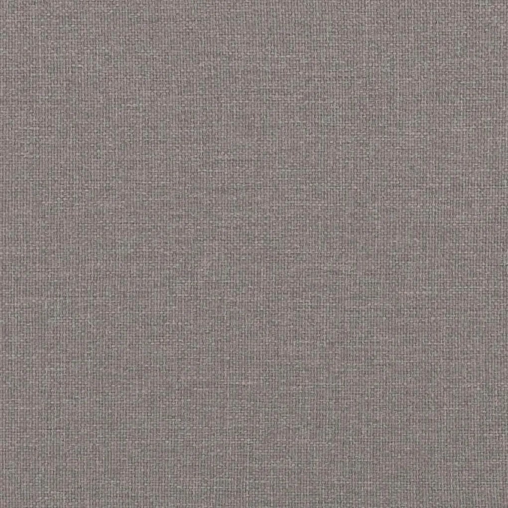 vidaXL Καναπές Διθέσιος Taupe 140 εκ. Υφασμάτινος