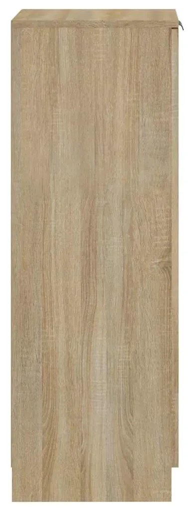 vidaXL Παπουτσοθήκη Sonoma Δρυς 30x35x100 εκ. από Επεξεργασμένο Ξύλο