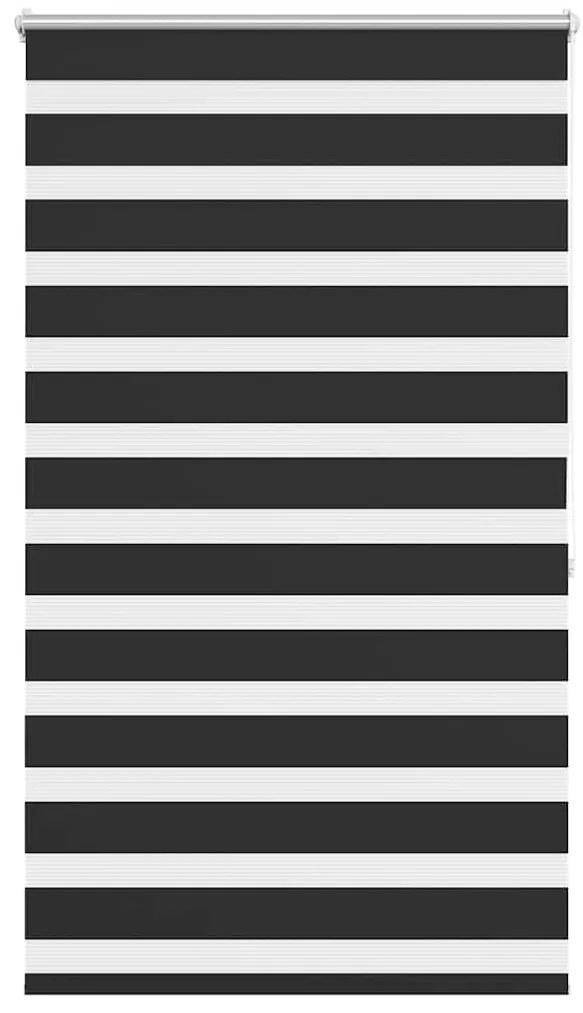 vidaXL Ρόλερ Zebra Μαύρο 100 x 175cm