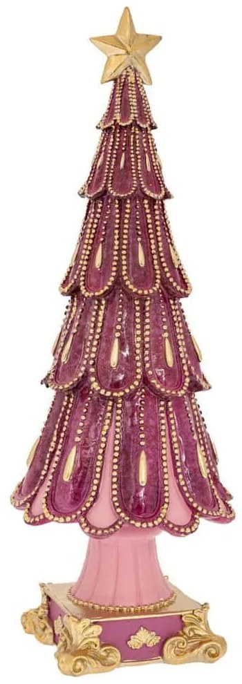 Διακοσμητικό Δεντράκι 91090 13x12,5x36,5cm Gold-Pink
