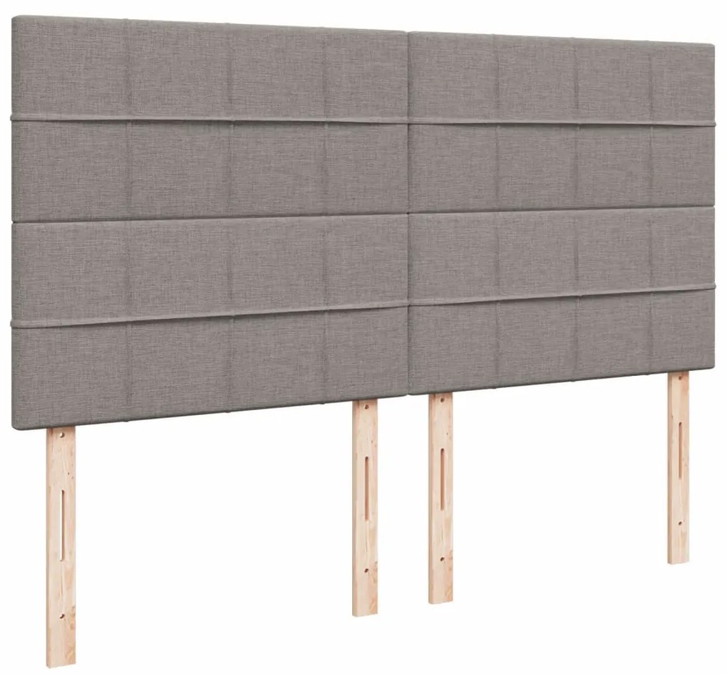 ΚΡΕΒΑΤΙ BOXSPRING ΜΕ ΣΤΡΩΜΑ TAUPE 200X200 ΕΚ. ΥΦΑΣΜΑΤΙΝΟ 3291779