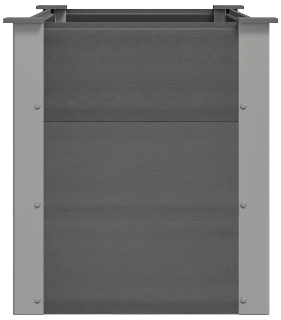 vidaXL Ζαρντινιέρα Υπερυψωμένη Γκρι 100 x 50 x 54 εκ. από WPC