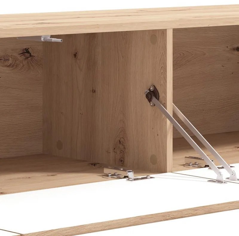 Έπιπλο τηλεόρασης ROYAN 192 3K3V Artisan Oak 192x42x32εκ. 192x42x32 εκ.