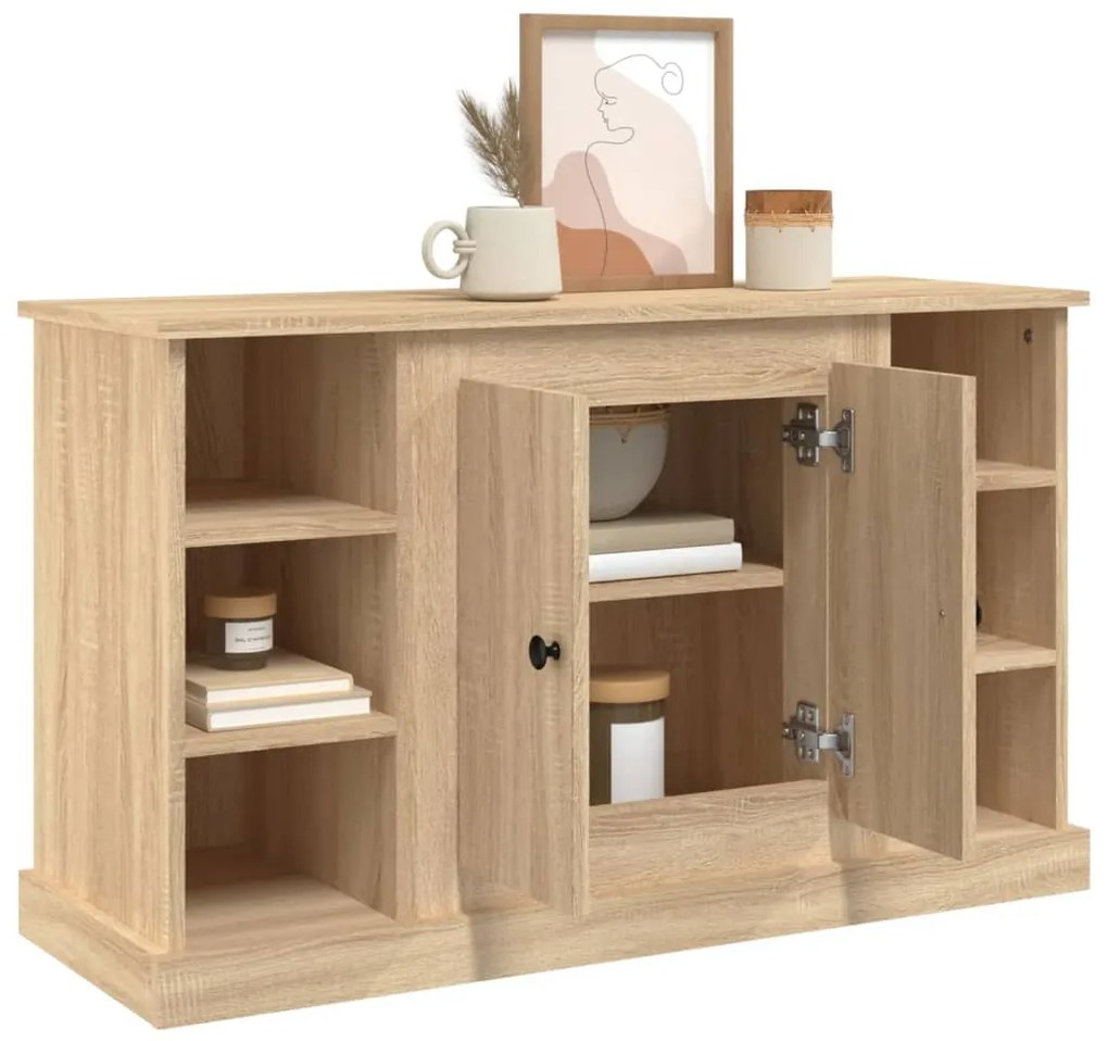 vidaXL Μπουφές Sonoma Δρυς 100x35,5x60 εκ. από Επεξεργασμένο Ξύλο