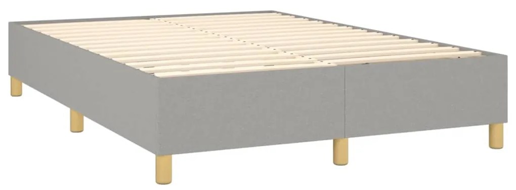 ΠΛΑΙΣΙΟ ΚΡΕΒΑΤΙΟΥ BOXSPRING ΑΝΟΙΧΤΟ ΓΚΡΙ 140X200 ΕΚ. ΥΦΑΣΜΑΤΙΝΟ 3120961