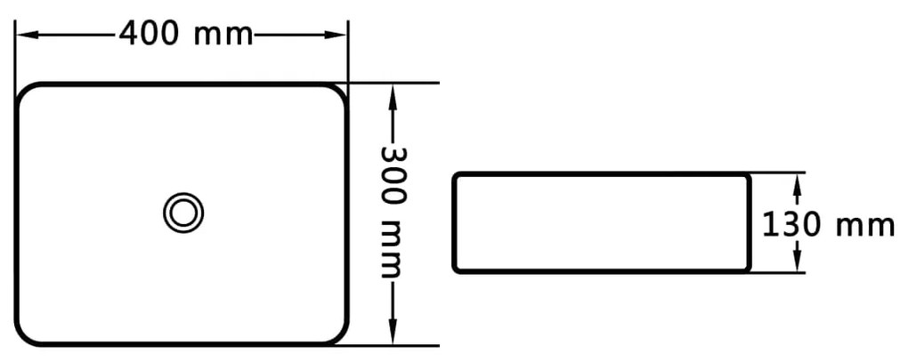 ΝΙΠΤΗΡΑΣ ΜΑΥΡΟΣ 40 X 30 X 13 ΕΚ. ΚΕΡΑΜΙΚΟΣ 143920