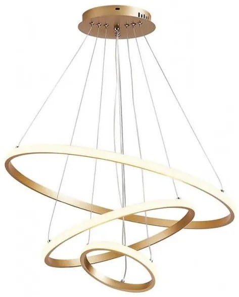 Φωτιστικό Led Οροφής 44W 4000K 60x60cm Χρυσό HLL-0078 POWERTECH HLL-0078