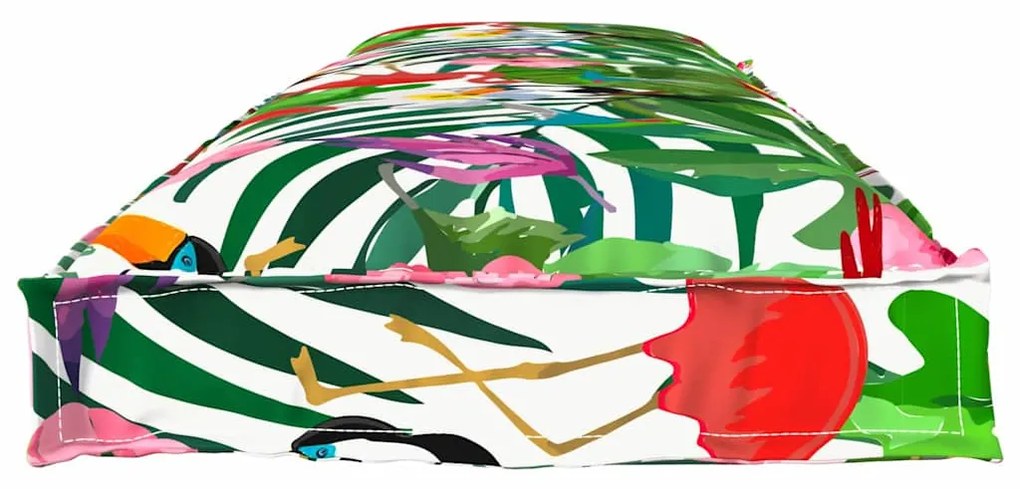 vidaXL Μαξιλάρι παλέτας για πάγκο Floral Πολύχρωμο 150 x 40 x 8 εκ.