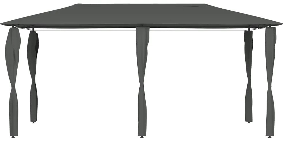 vidaXL Κιόσκι με Καλύμματα Στύλων Ανθρακί 2,98x5,3x2,59 μ. 160 γρ./μ²