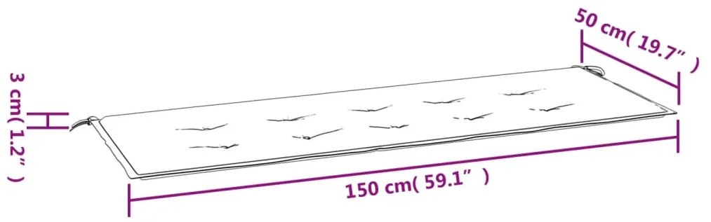 ΜΑΞΙΛΑΡΙ ΓΙΑ ΠΑΓΚΑΚΙ ΚΗΠΟΥ ΜΠΛΕ ΡΟΥΑ 150X50X4 ΕΚ. ΥΦΑΣΜΑΤΙΝΟ 314087