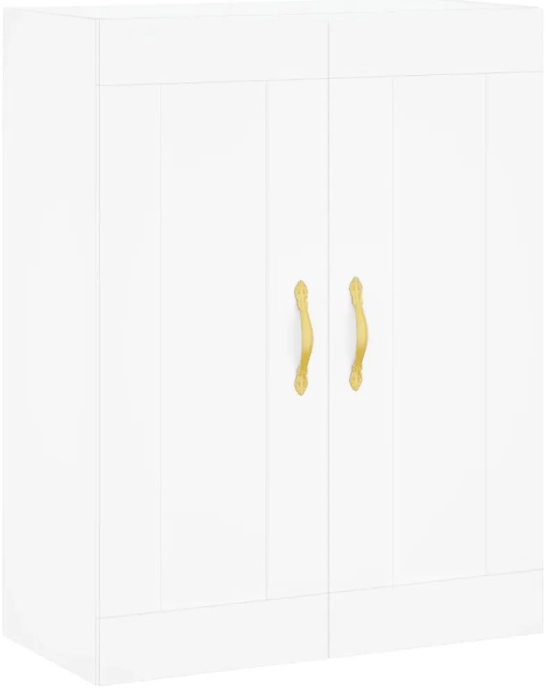 vidaXL Ντουλάπι Λευκό 69,5x34x180 εκ. από Επεξεργασμένο Ξύλο