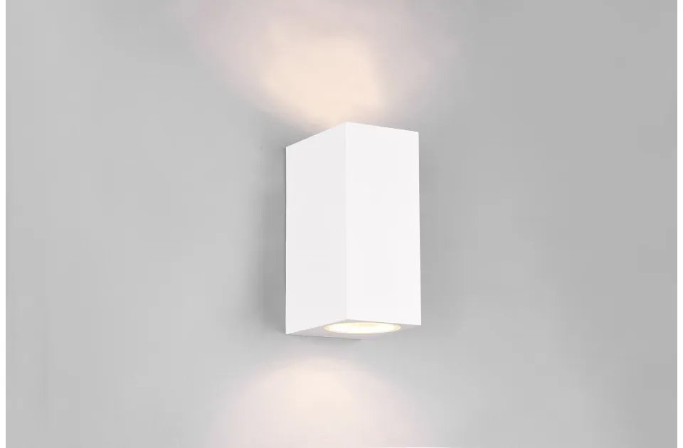 Απλίκα Σποτ Φωτιστικό Τοίχου 2xGU10 ΙΡ44 Up Down Roya Trio Lighting-204269231-Λευκό 204269231