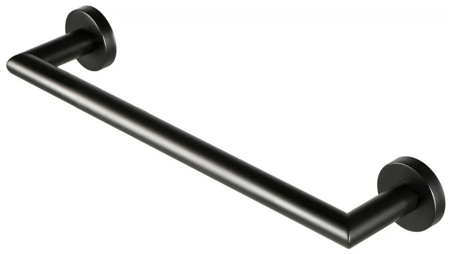 Geesa Nemox 6506-400 Black Matt Λαβή λουτρού/ Πετσετοκρεμάστρα 30 εκ.