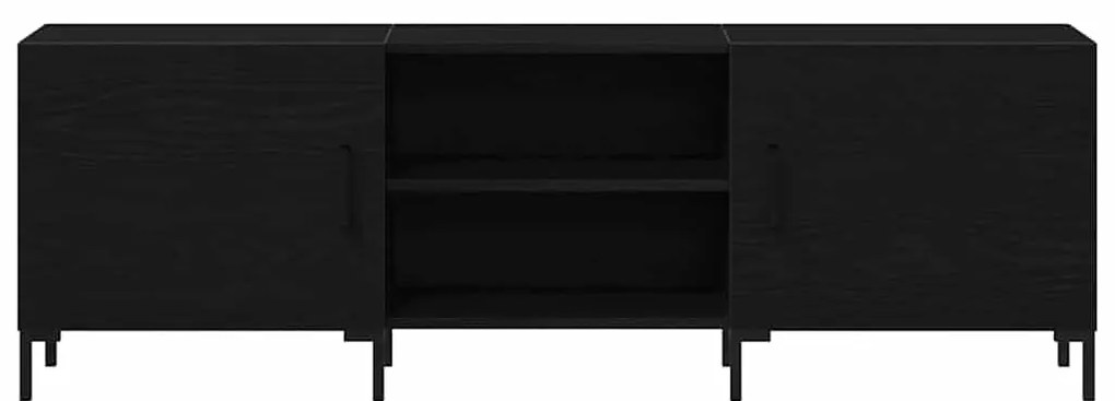 vidaXL Ντουλάπι TV Μαύρη δρυς 150 x 30 x 50 cm Επεξεργασμένο ξύλο