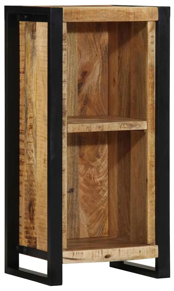 vidaXL Κομοδίνο με ράφι Καφέ 40 x 30 x 80 εκ Μασίφ ξύλο μάνγκο