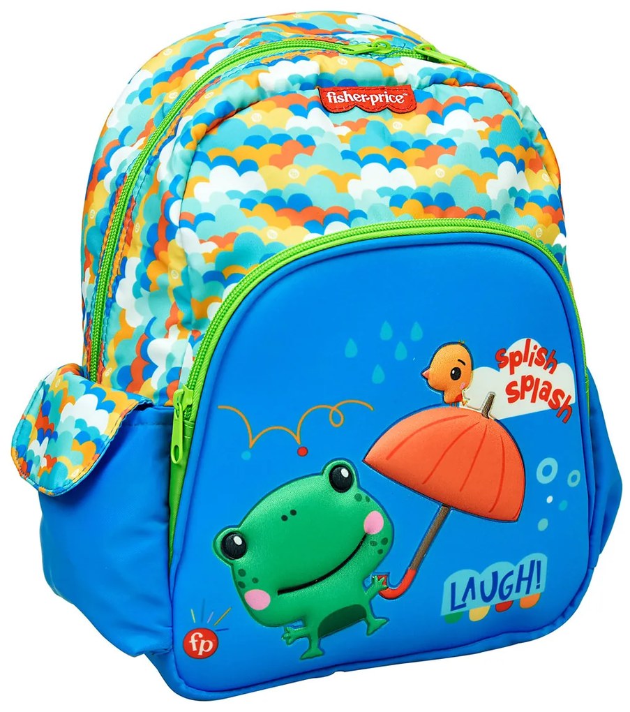 Σχολική Τσάντα Νηπιαγωγείου (25x15x33) Fisher Price Frog